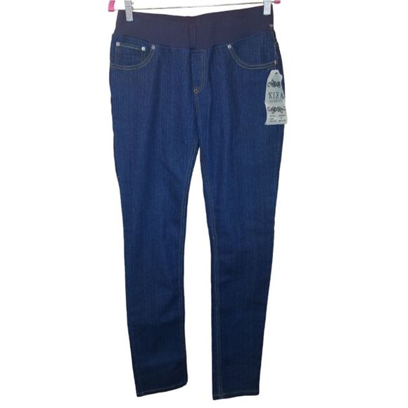Kika Maternity Denim Jeans Wide Waist Band Size Medium - Picture 7 of 7